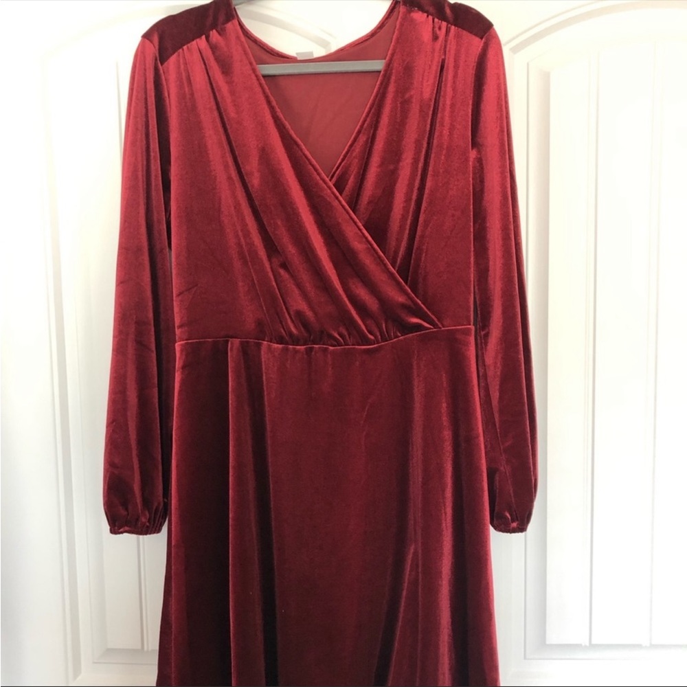 Velvet dress from Old Navy